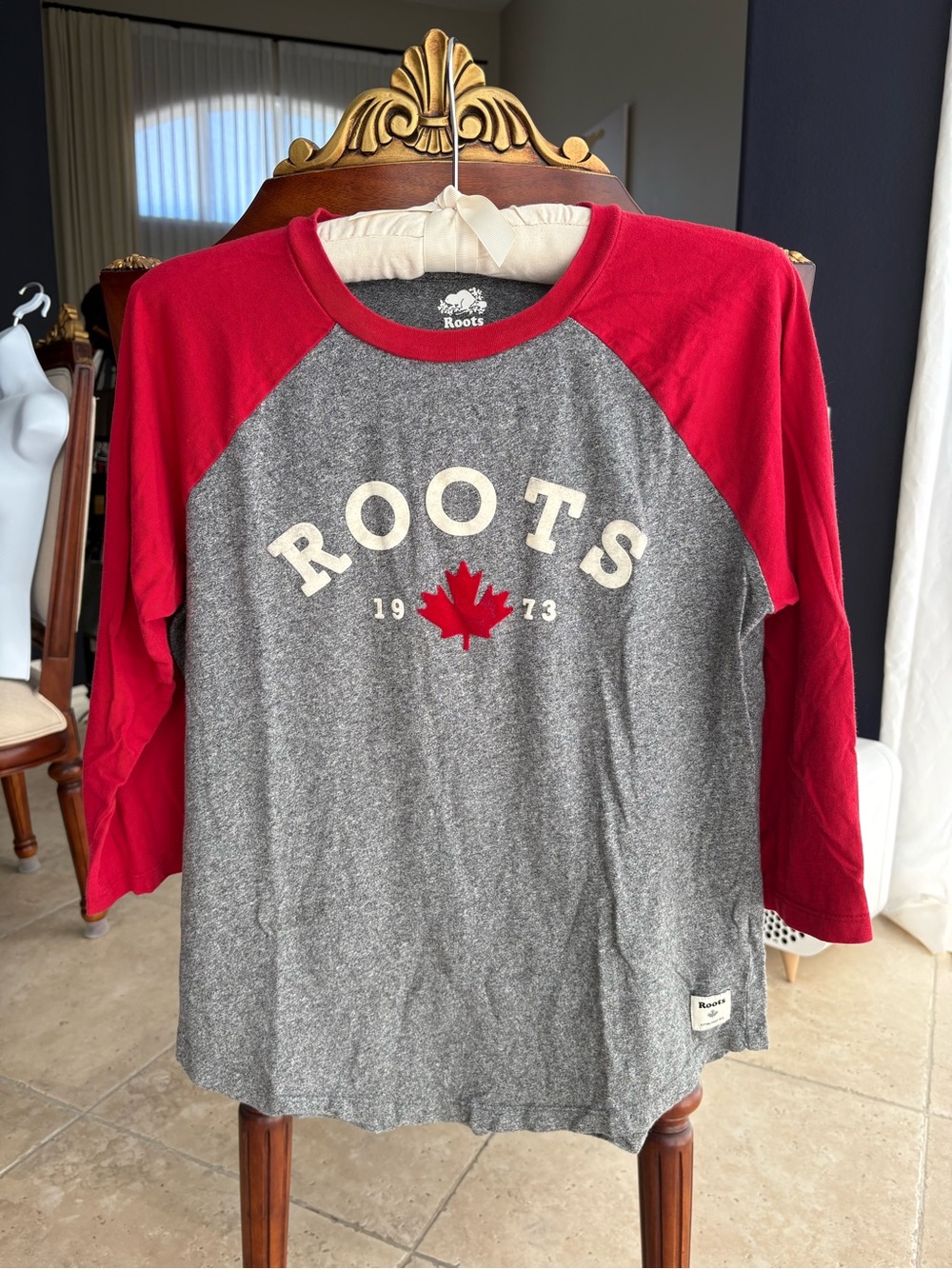 Roots women 3/4 sleeve baseball tee